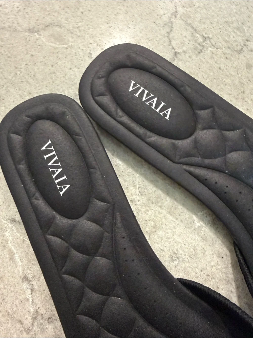 VIVAIA Black Butterfly Slide Sandals